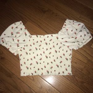 Smocked crop top